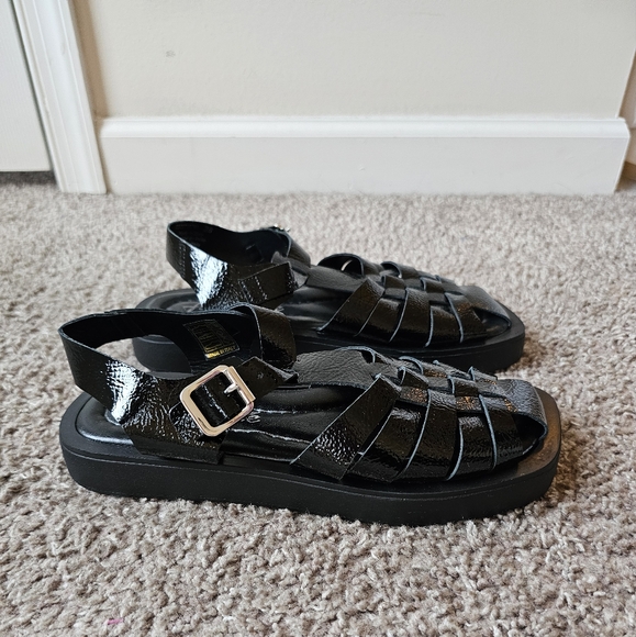 Free People Women's Finn Fisherman Platform Sandals Size 7.5/38 - Picture 7 of 12